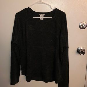 Simple Gray Knit Sweater